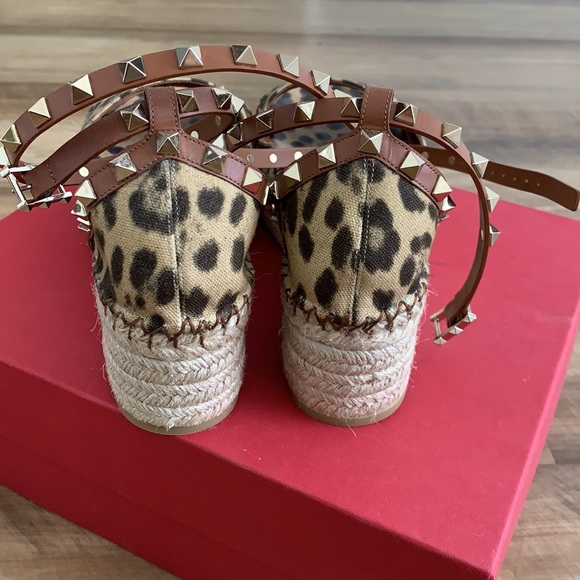 NIB platform Valentino sandals leopard print - Picture 3 of 6